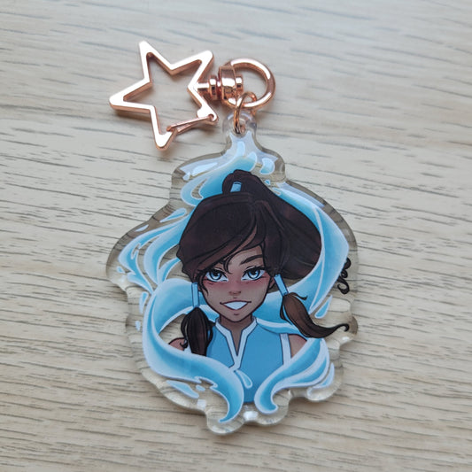 Korra -  Keychain & Stickers